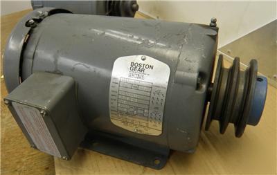 Boston gear general purpose 3 phase 2HP 1725 rpm motor