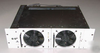 Lucent PS3000 dual 48 vdc dc 3000 watt rectifier shelf