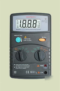 MS5201 digital insulation tester data hold alarm 1000V