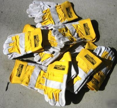 Work glove, gardening gloves,leather glove (qty 2 pair)