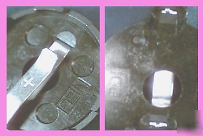 10 CR2032 coin battery holders / button battery holders