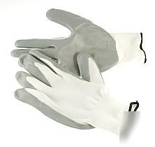 4WORKS premium nylon glove w/ nitrile coated palm, 5 dz