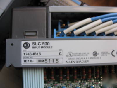 Allen bradley slc-503 rack w/io & devicenet modules