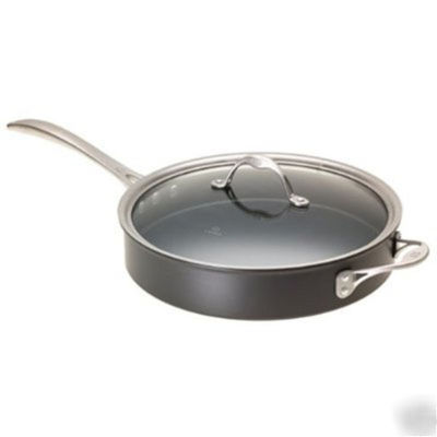 Calphalon one CR5005 5 qt. saute pan with glass lid