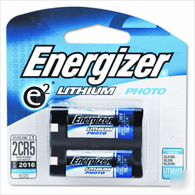 Eveready battery eÂ² lithium photo battery, 2CR5, 6V