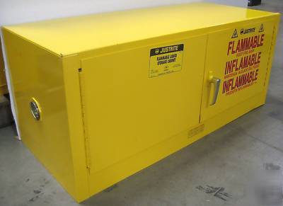 Justrite piggyback 25801 12GAL flammable safety cabinet