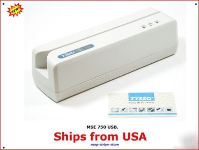 MSE750 usb credit card magstripe reader/ writer MSR206