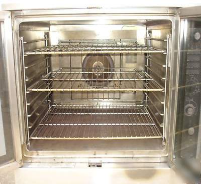 Used market forge nat. gas double stack convection oven
