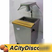 Used restaurant mobile heating lamp / carving station