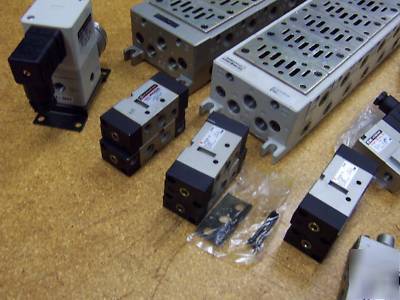 1 lot misc. smc pneumatic valves/ parts