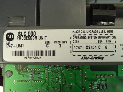 Allen bradley slc 500 5/04 1747-L541, c, remanufactured