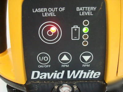 David white ael 900 autolaser 4700 w/ 5418 detector 