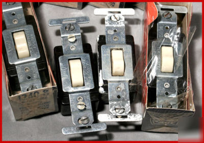 Eagle electric usa single pole rocker quiet switch lot