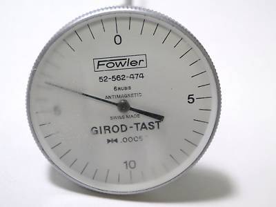 Fowler 52-562-474 girod-tast dial indicator