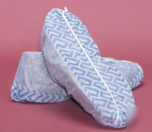 Shoe covers non-skid disposable 100/box blue