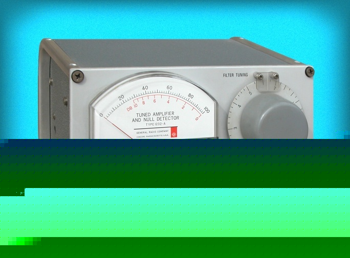 Gr 1232A tuned amplifier and null detector rare classic
