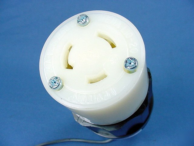 Leviton L10-20 locking 20A 125/250V connector 2363