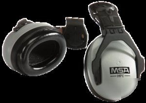 Msa hpe hard hat cap mounted ear muff, nrr 27