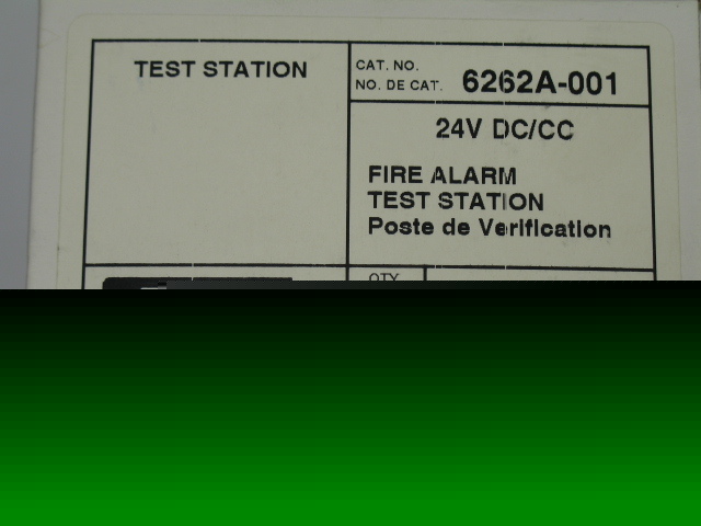 New esi edwards fire alarm test station 6262A-001 