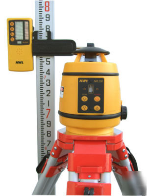 New northwest NRL200 laser-detector-tripod & grade rod 