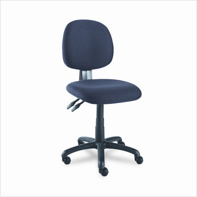 Multi-task swivel/tilt chair acrylic fabric black