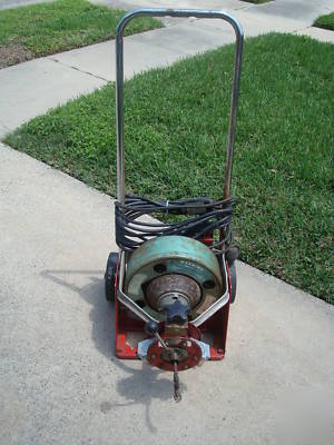 Spartan 100 sewer drain snake cleaning machine