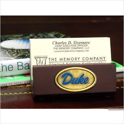 The memory company duke university business card holder