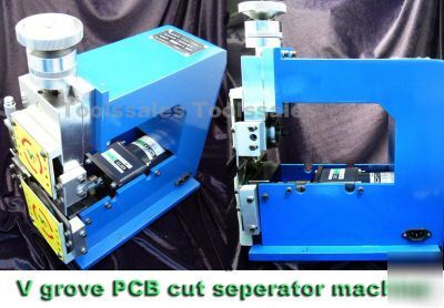 V cut grove pcb separate separator cutting machine oven