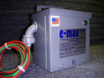 Superior made in usa Ã¢â‚¬Å“EMAX3000 kvar home energy saver 