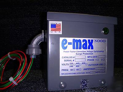 Superior made in usa â€œEMAX3000 kvar home energy saver 