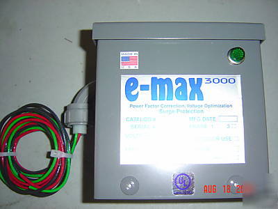 Superior made in usa Ã¢â‚¬Å“EMAX3000 kvar home energy saver 