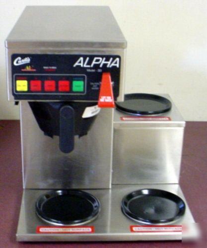 Wilbur curtis alpha 3DR digital automatic coffee brewer