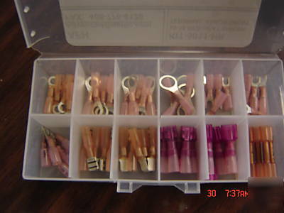 27 pc 22-18 gauge heat shrink terminal kit m-5011-hr et