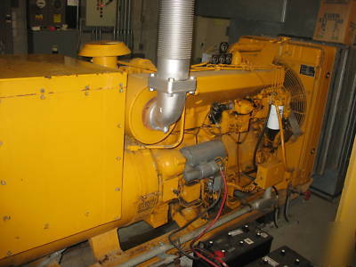 Caterpillar 165KW generator diesel slighty used