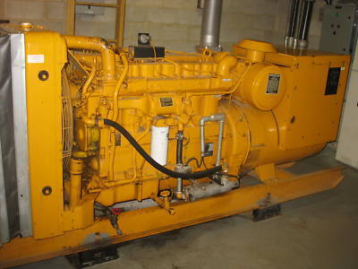 Caterpillar 165KW generator diesel slighty used