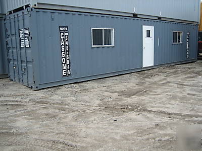 8' by 40' office container in excellent condition