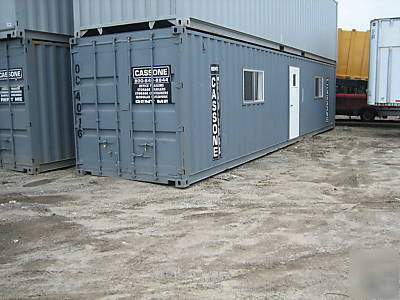 8' by 40' office container in excellent condition