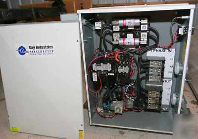 90HP kay phasemaster rotary phase converter