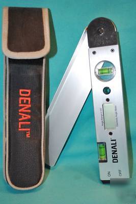 Denali digital angle protractor w/padded carrying case 
