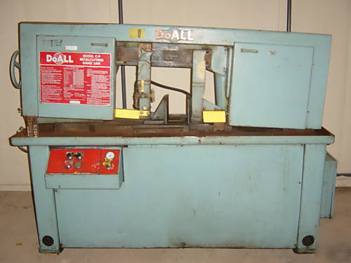 Doall C9 horizontal manual band saw 9