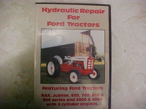 Ford tractor hydraulic repair dvd 600 to 900 2000, 4000