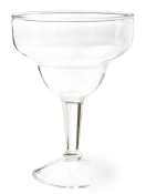 Get clear plastic super margarita glass 36OZ |1 dz|