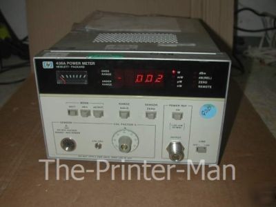 Hp agilent 436A 100 khz to 50GHZ power meter w/ opt W30