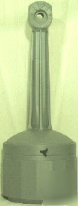 Justrite smokers ceasefire cigarette receptacle 6099063