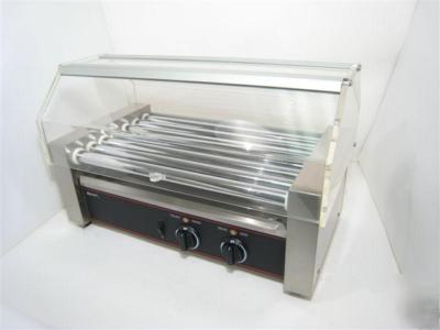 New hot dog roller grill 24/dog w/cover*nsfadcraft* 