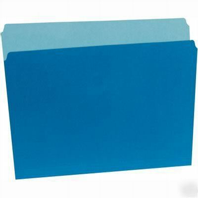 Quill 7-409-be: straight-cut letter-size file folders