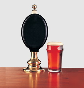 Real ale hand pull clip chalkboard-blackboard pub bar