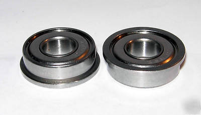 SFR6-zz, stainless steel flanged R6 bearings, 3/8