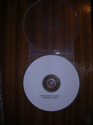 Ultrasonic inspection - training notes on cd. ndt ut.