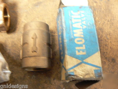 10 brass check valves â˜… crane jenkins flomatic watts 